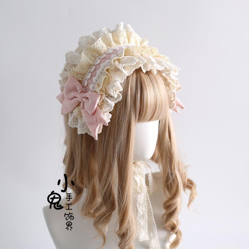 Bow Ruffle Lace Headband (Various Designs) Product Image