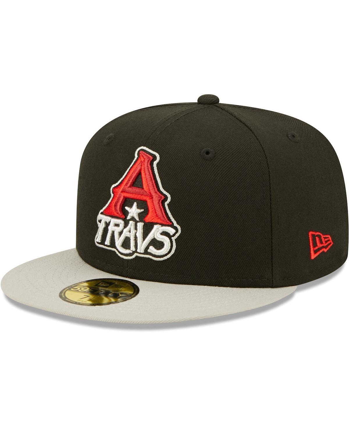 Mens New Era Black Arkansas Travelers Authentic Collection Road 59FIFTY Fitted Hat Product Image