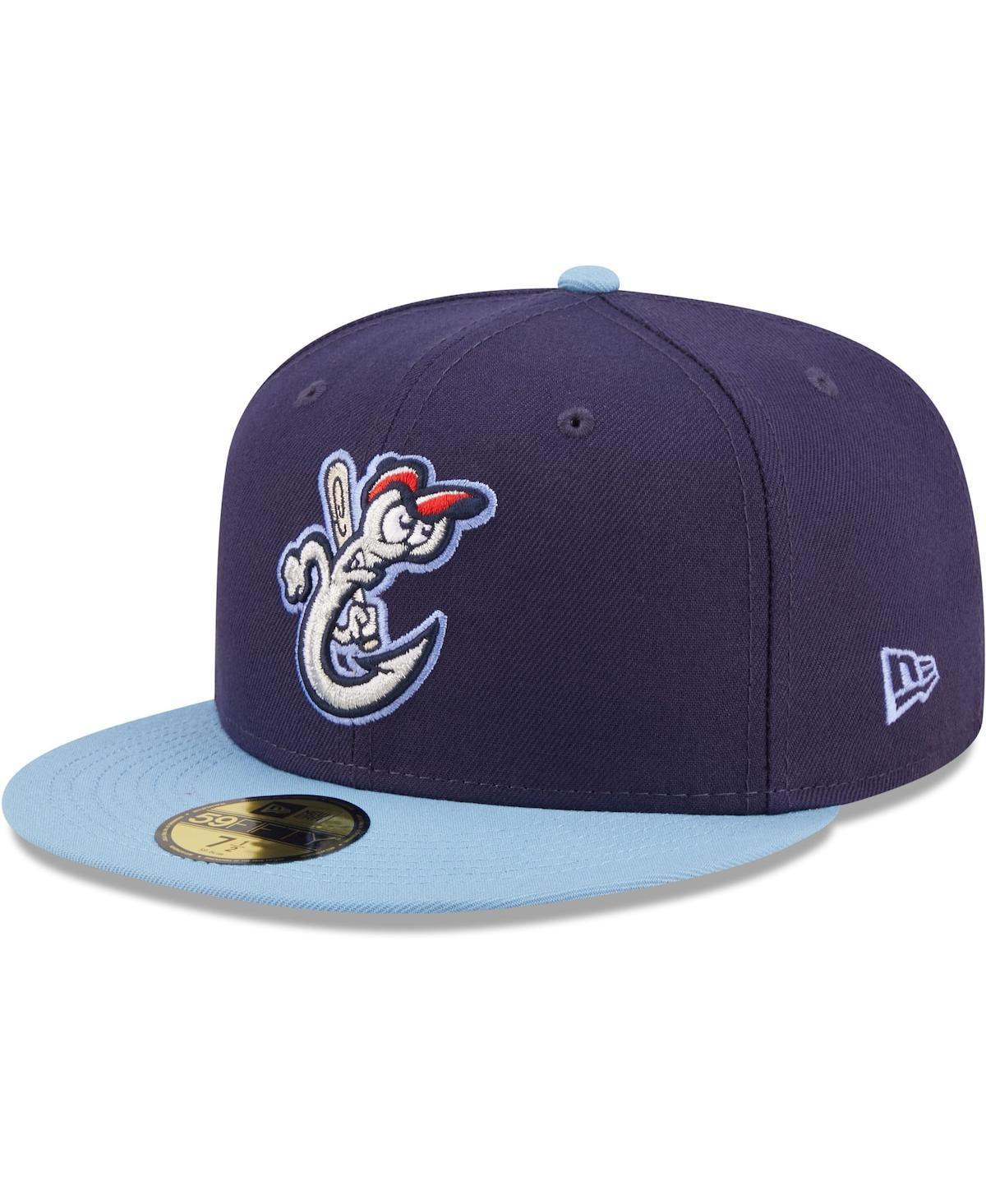 Mens New Era Navy Corpus Christi Hooks Authentic Collection 59FIFTY Fitted Hat Product Image