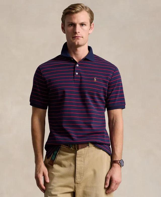 Polo Ralph Lauren Mens Classic-Fit Soft Cotton Polo Shirt - French Navy Product Image