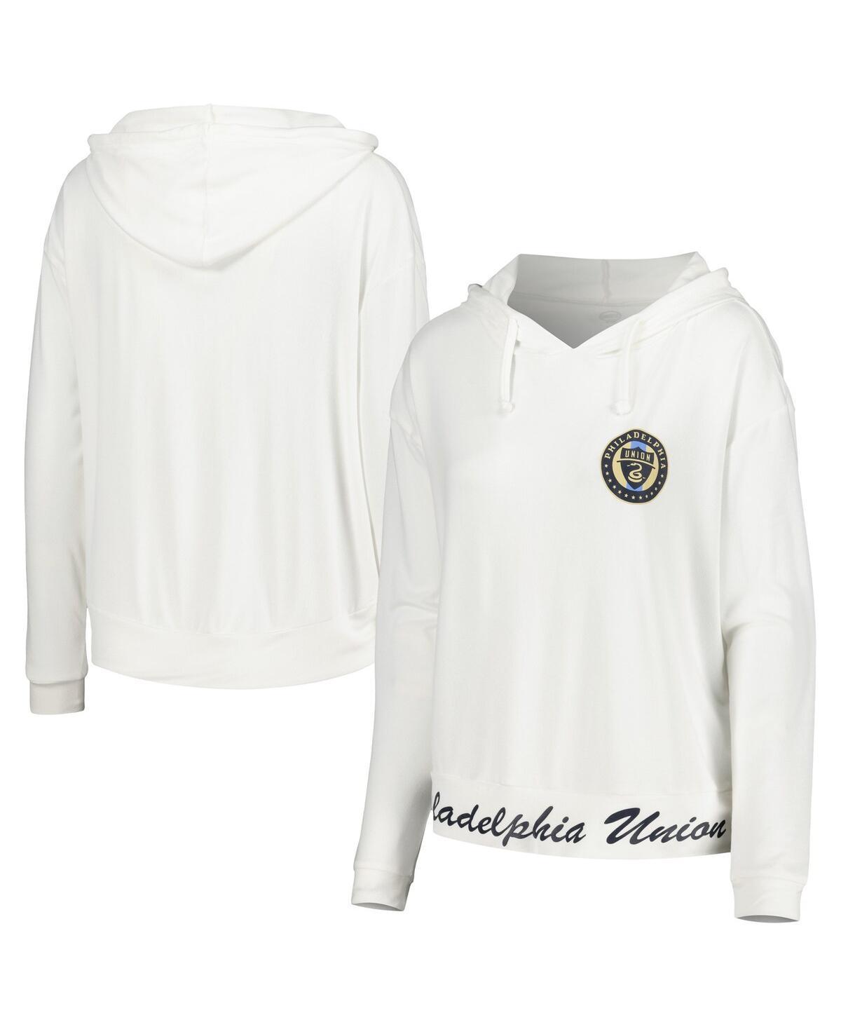 Womens Concepts Sport White Philadelphia Union Accord Hoodie Long Sleeve Top Product Image