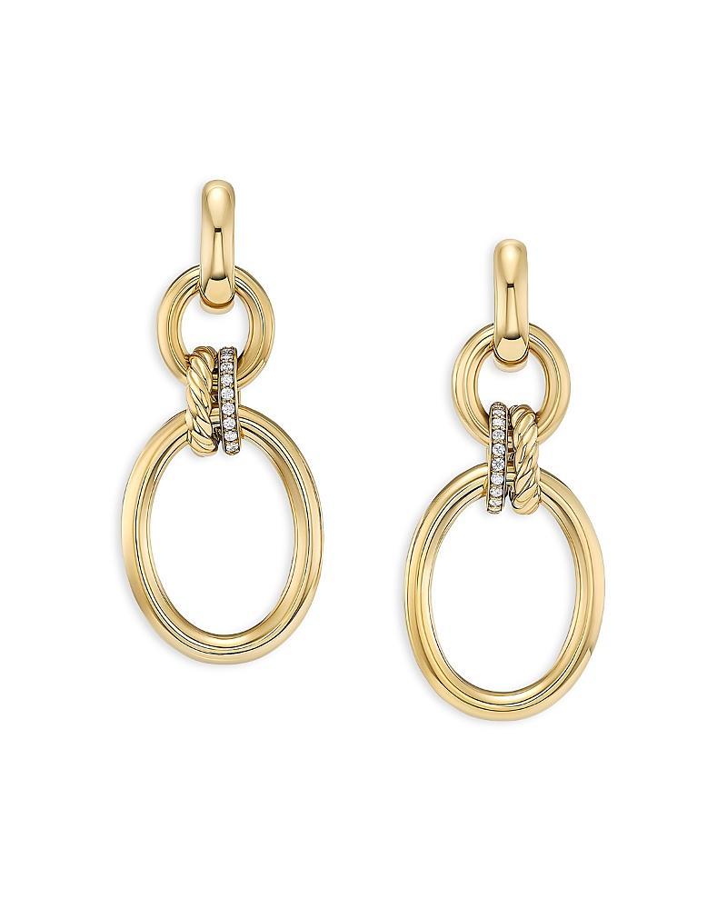 Womens DY Mercer Circular Drop Earrings In 18K Yellow Gold Product Image