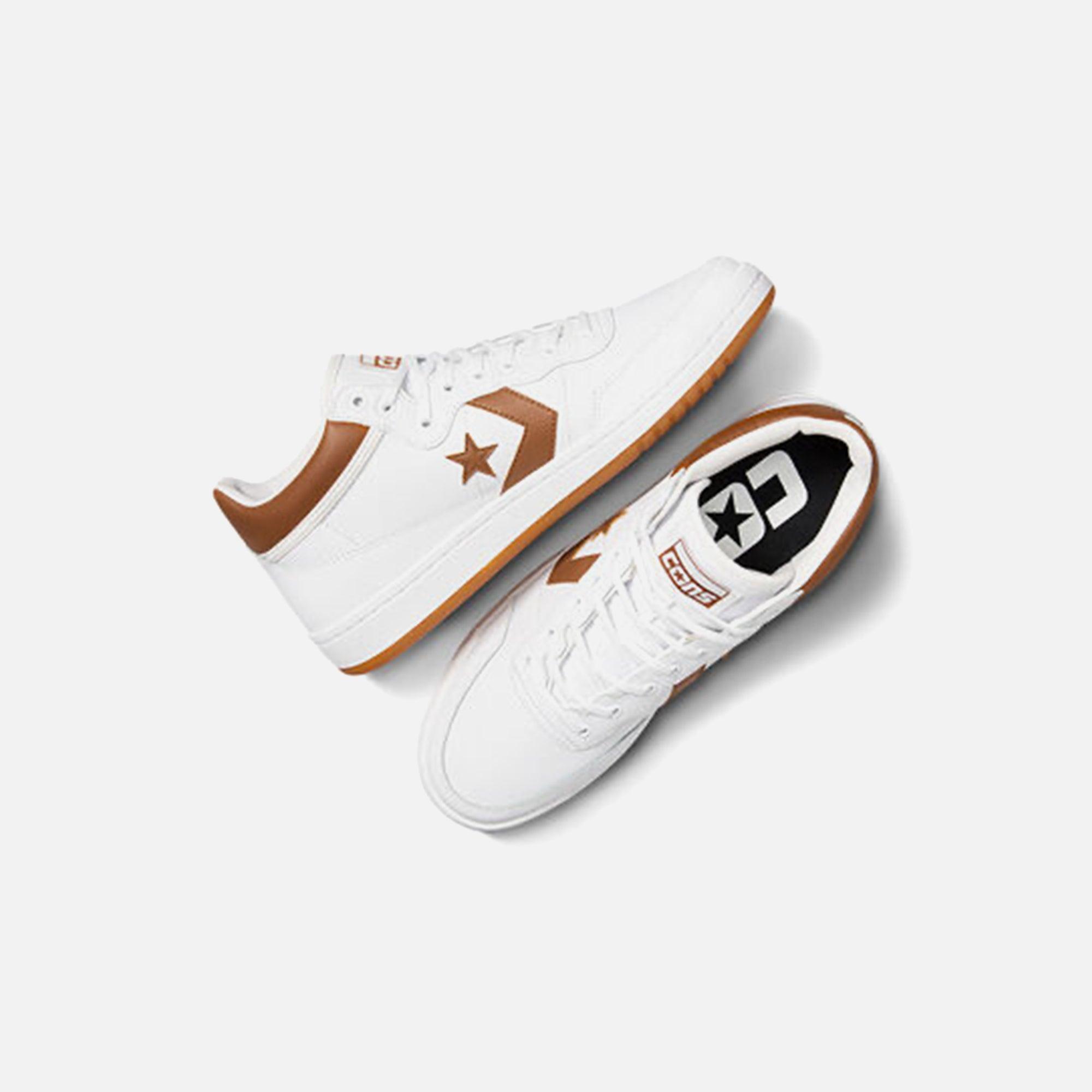 Converse Cons Fastbreak Pro - White / Warm Tan / Black Male Product Image