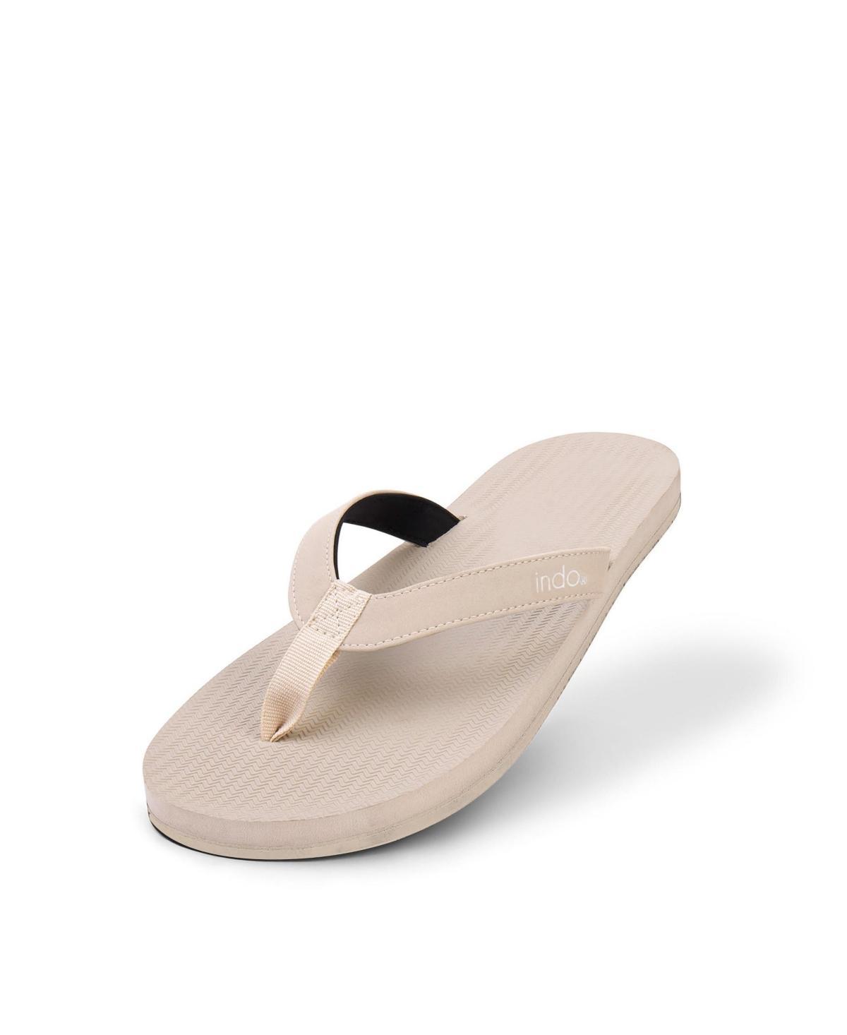 Indosole Womens Flip Flops Sneaker Sole - Orange sole Product Image