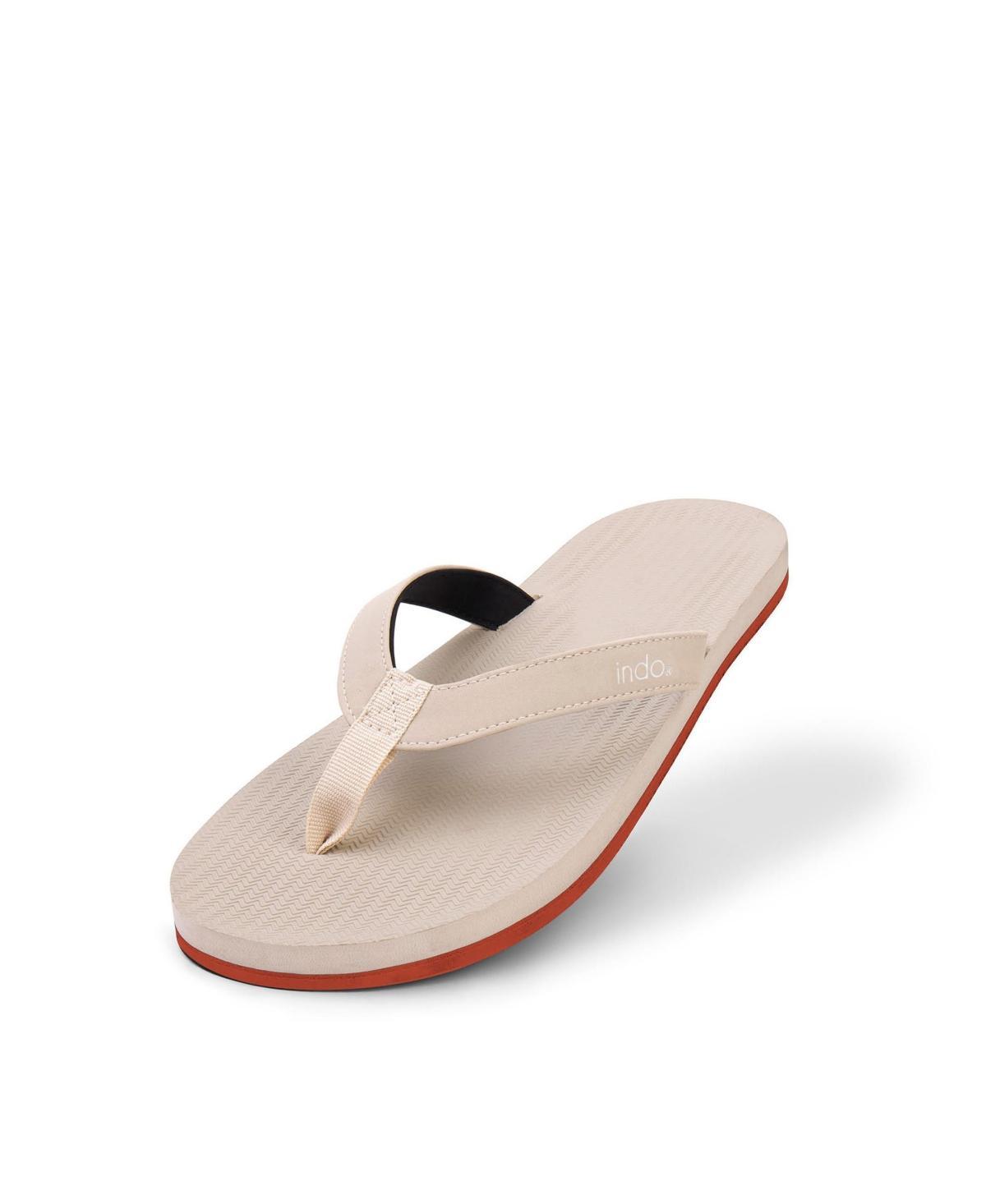 Indosole Womens Flip Flops Sneaker Sole - Orange sole Product Image