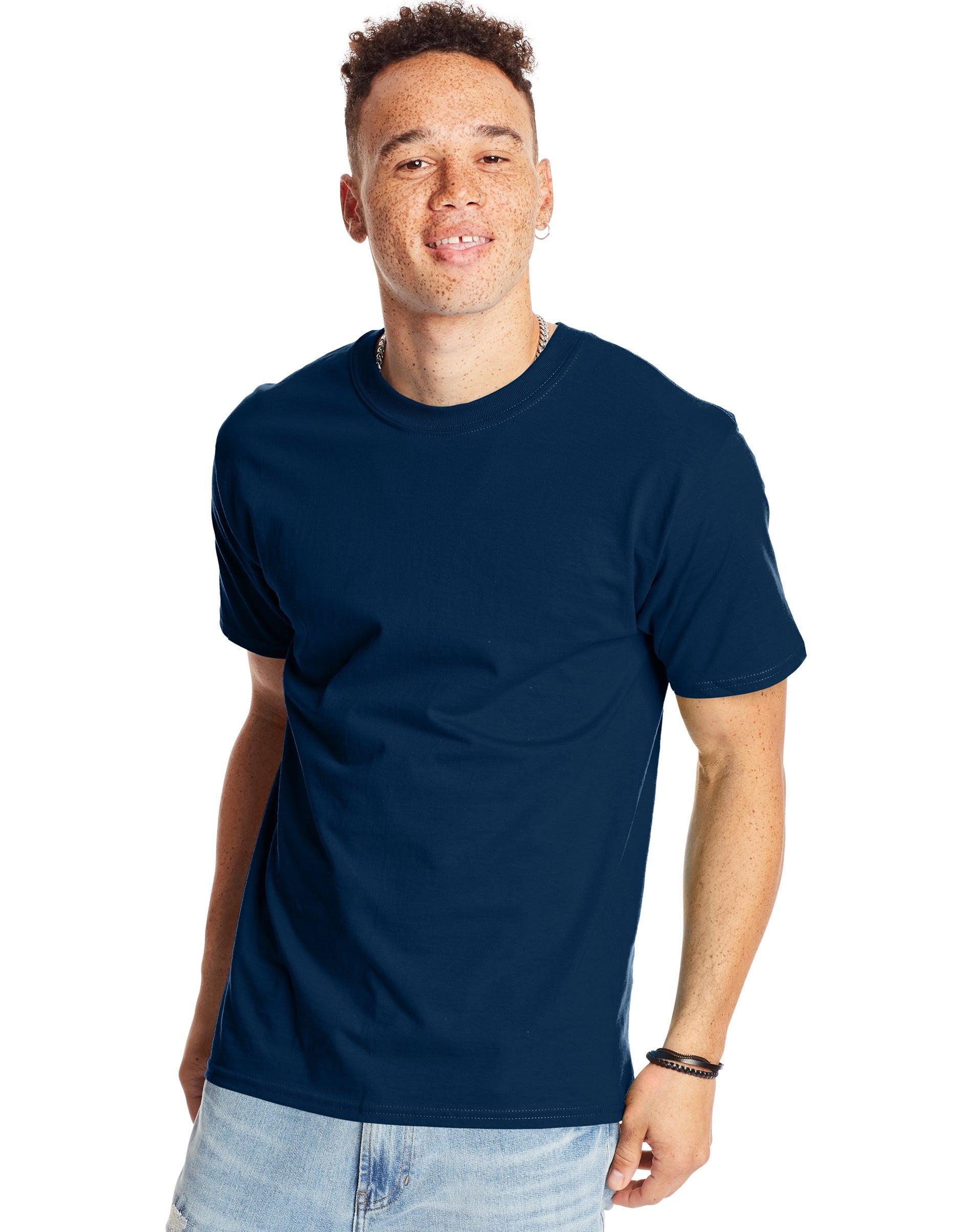 Mens Hanes Beefy Heavyweight Tee Grey Gray Product Image