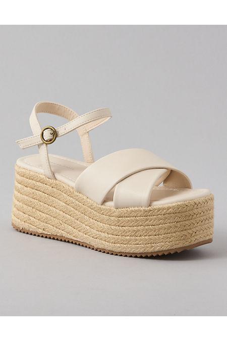 AE Vegan Leather Flatform Wedge Sandal Women's Product Image