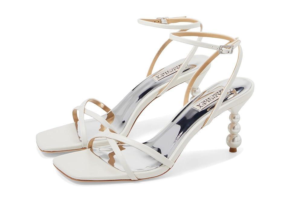 Badgley Mischka Womens Callie Square Toe Crossover Strap High Heel Sandals Product Image