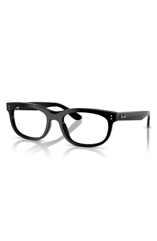 RAY BAN Ray-ban 54mm Pillow Optical Glasses In Black Product Image