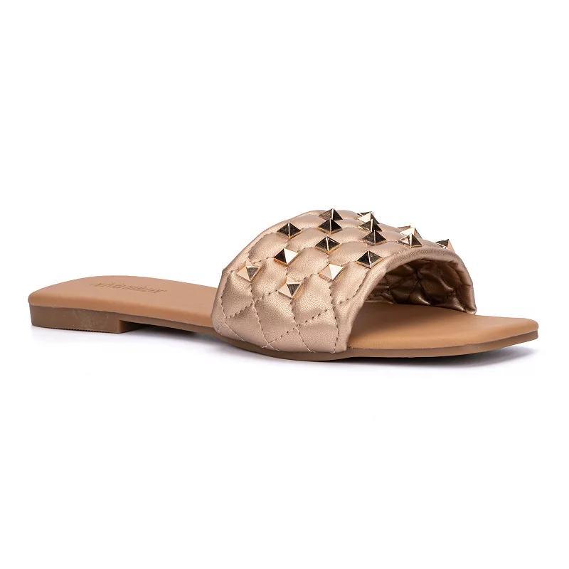 Olivia Miller Shelly Womens Slide Sandals Product Image