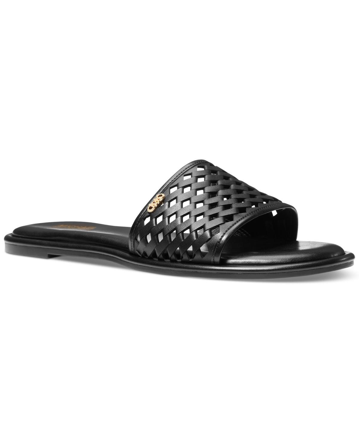 Michael Michael Kors Womens Saylor Perforated Slide Sandals Product Image