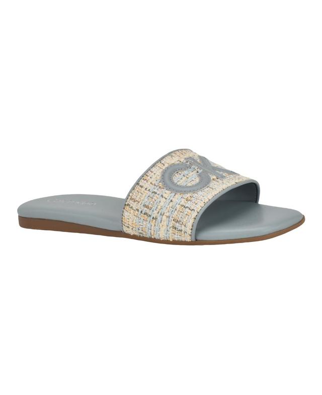 Calvin Klein Womens Yides Slide Flat Sandals Product Image