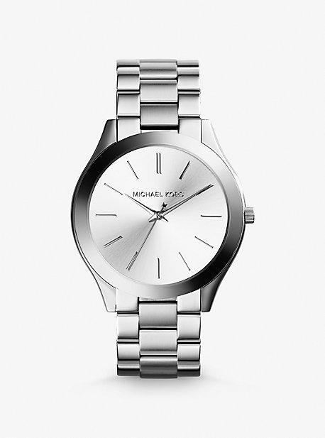 Oversized Pavé Logo -Tone Watch Product Image