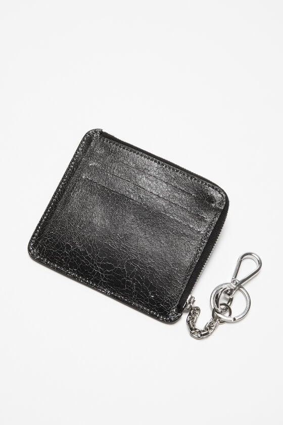 Zip leather wallet Product Image