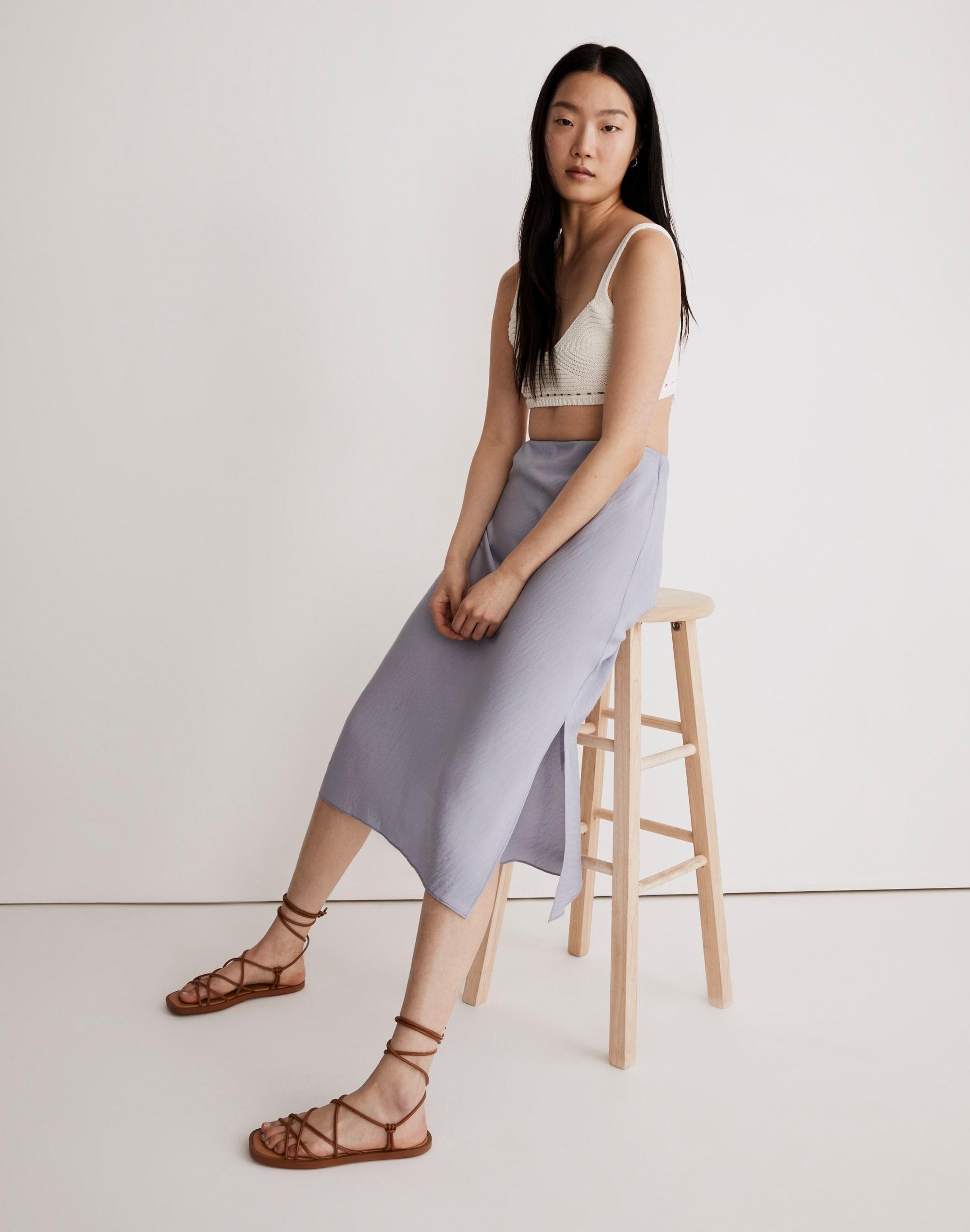 The Layton Midi Slip Skirt Product Image