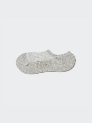 Mens Pile Low-Cut Socks with Odor Control Gray US8-US11 UNIQLO US Product Image