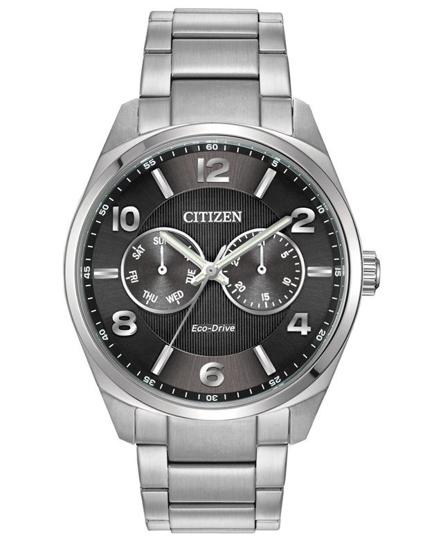 Citizen Eco-Drive Mens Corso Stainless Steel Bracelet Watch 42mm Product Image