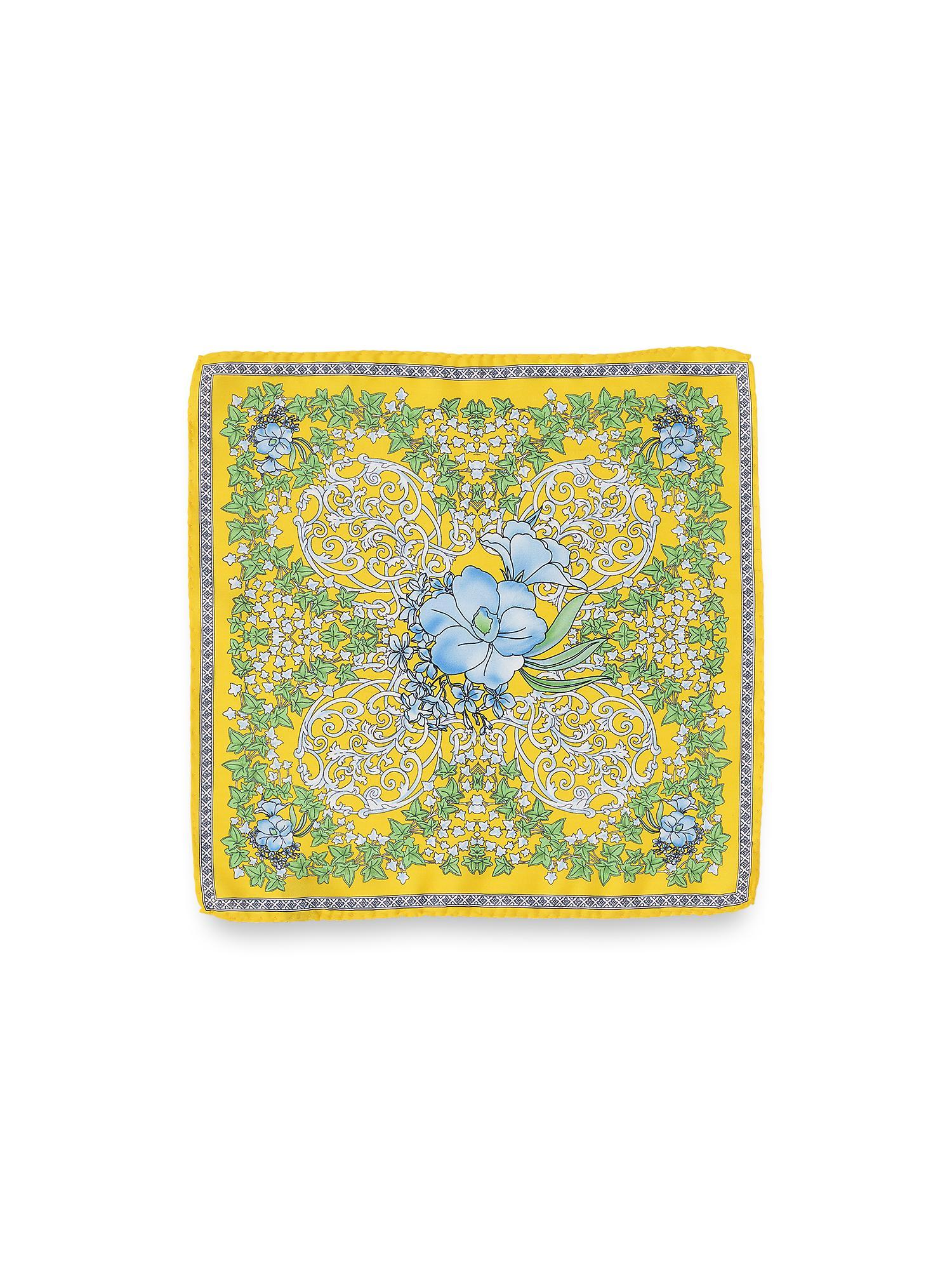 Floral Silk Pocket Square Product Image