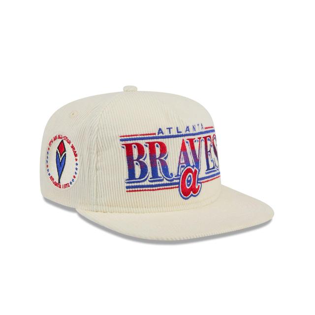 Atlanta Braves Throwback Corduroy Alt Golfer Hat Male Product Image