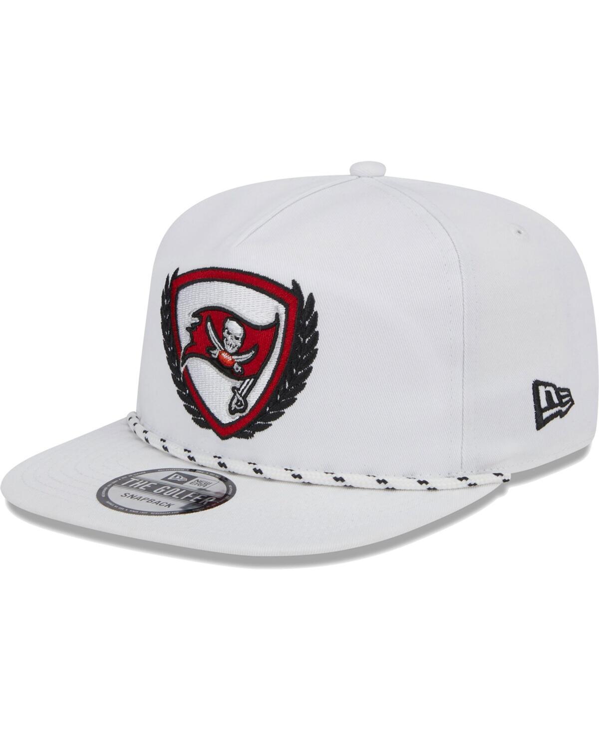 Mens New Era White Tampa Bay Buccaneers Tee Golfer 9FIFTY Snapback Hat Product Image