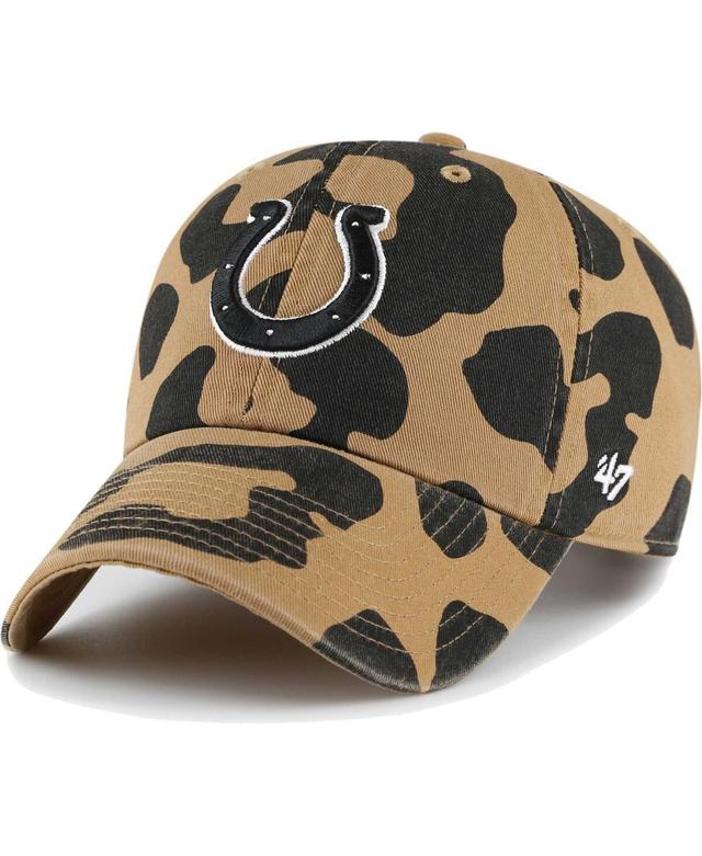 Womens 47 Tan Indianapolis Colts Rosette Clean Up Adjustable Hat Product Image