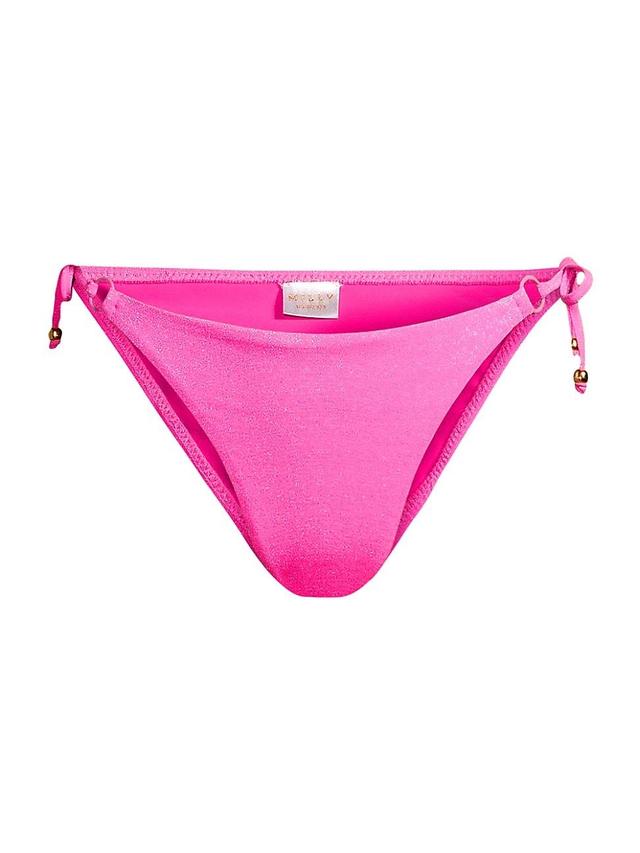 Womens Metallic Ring Bikini Bottoms Product Image