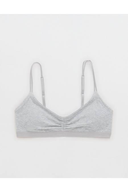 Superchill Cotton Ruched Bralette Women's Product Image