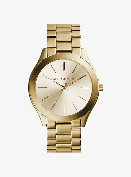 Oversized Pavé Logo -Tone Watch Product Image