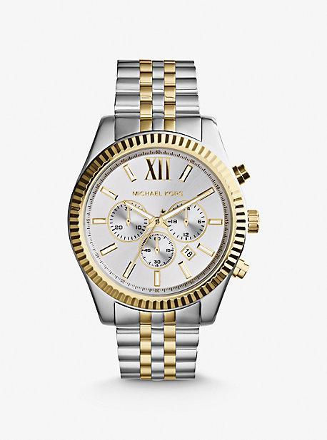 Oversized Pavé Logo -Tone Watch Product Image