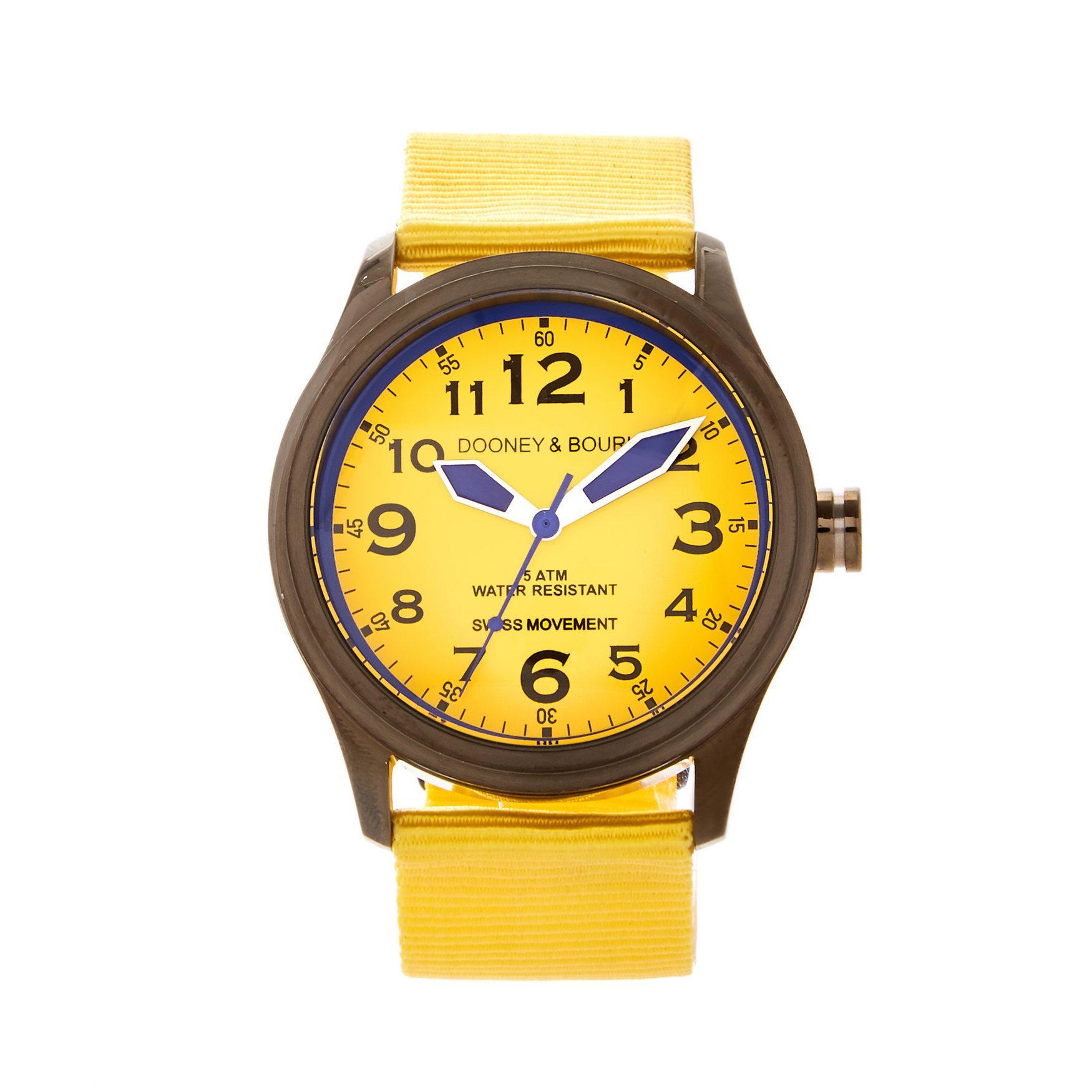 Dooney & Bourke Mens Mariner Watch in Orange Product Image