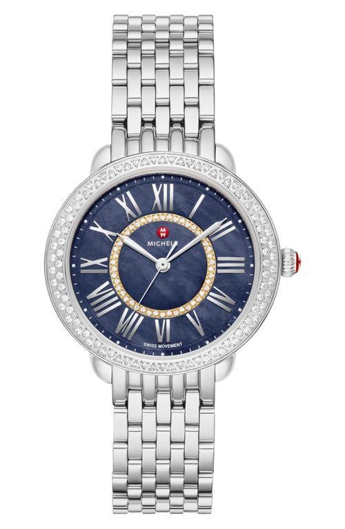 MICHELE Serein Mid Diamond Bracelet Watch, 36mm Product Image