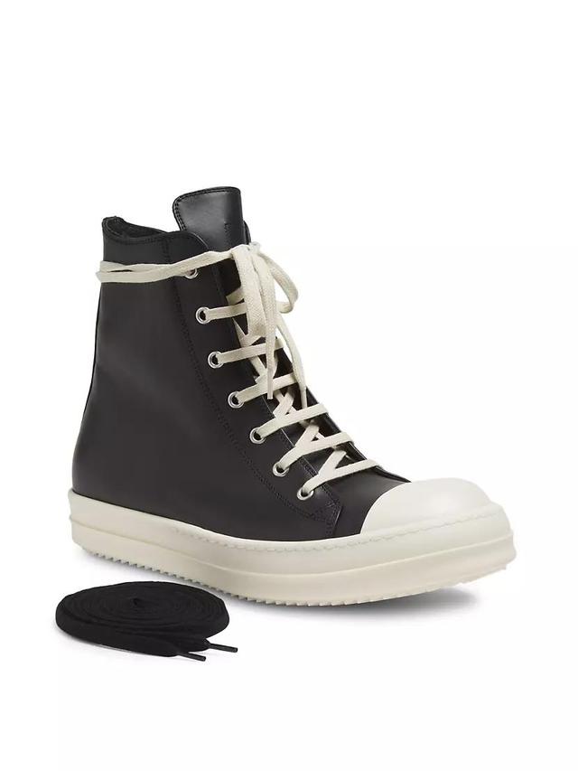 Leather High-Top Sneakers Product Image