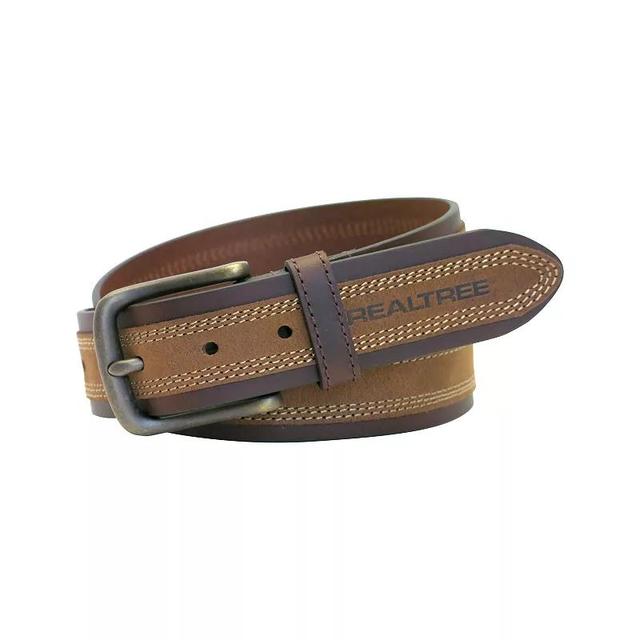 Mens Realtree Two-Tone Casual Leather Belt Product Image