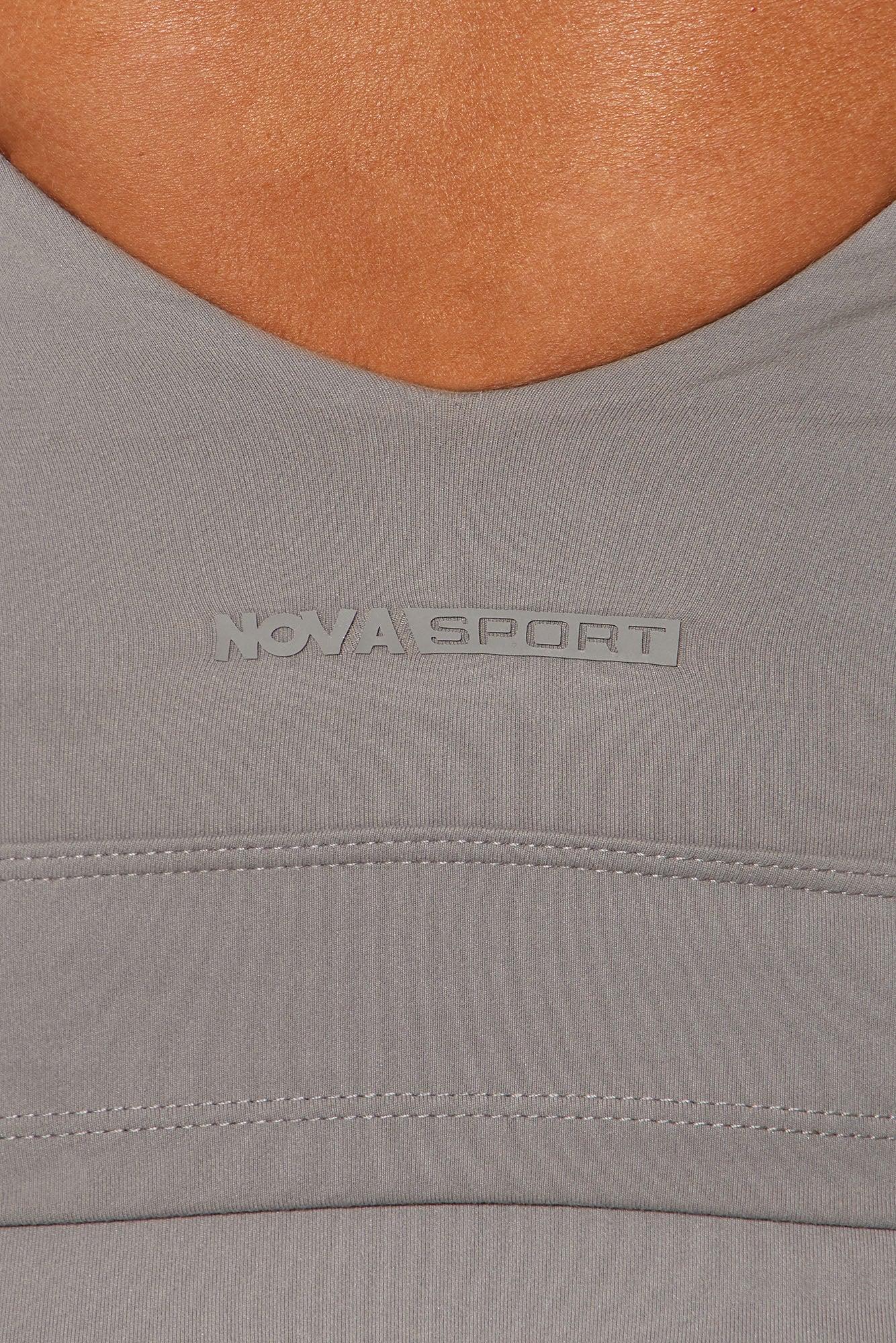 Summit Super Soft Sports Bra - Charcoal Product Image