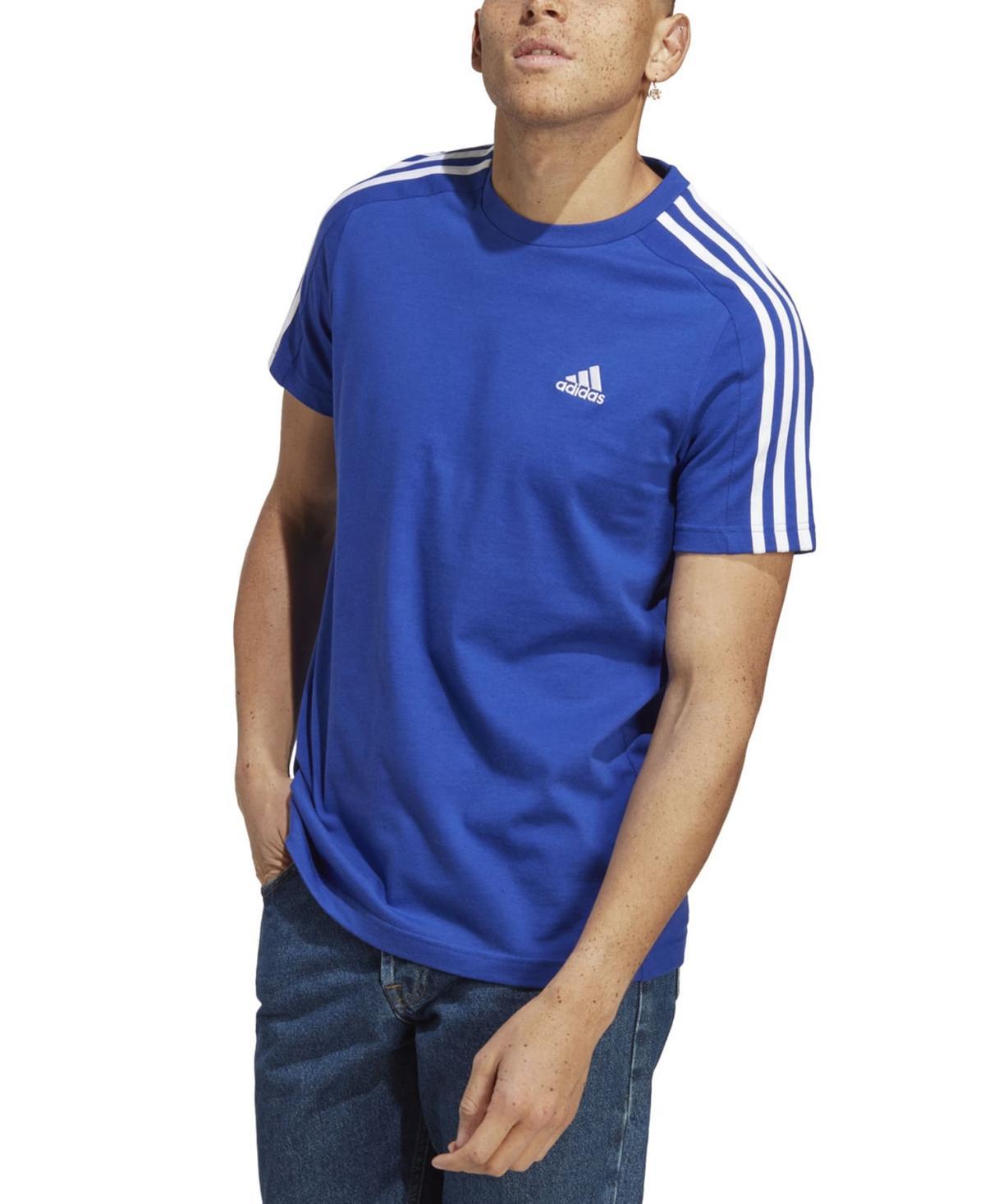 Mens adidas Sportswear Essentials 3-Stripes Tee Better Red Product Image