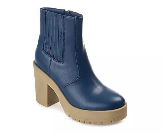 Journee Collection Womens Riplee Platform Ankle Boots Product Image