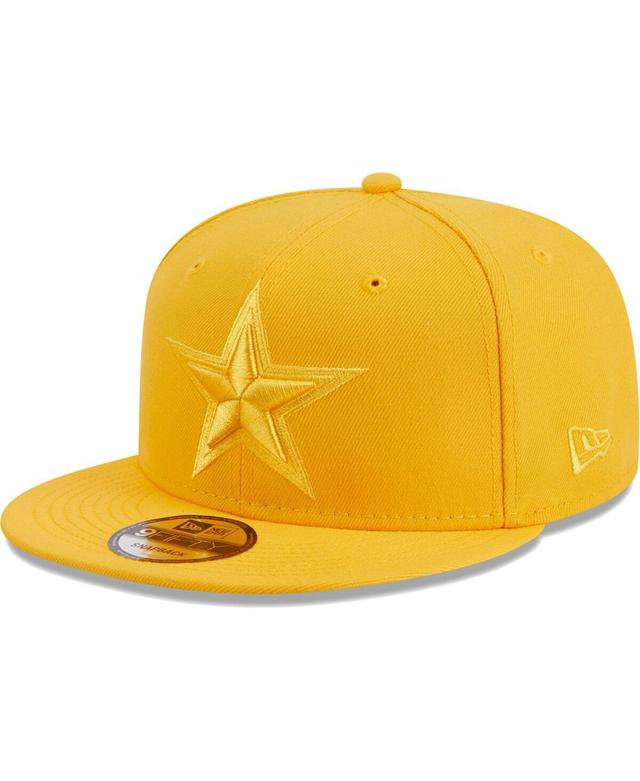 Mens New Era Gold Dallas Cowboys Color Pack 9FIFTY Snapback Hat Product Image