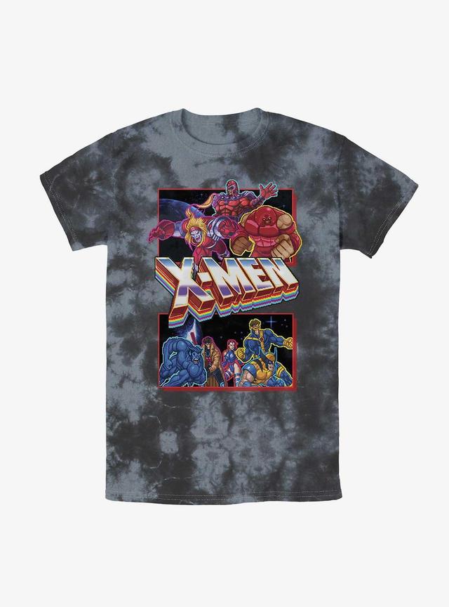 Marvel X-Men Hero Poster Tie-Dye T-Shirt Product Image