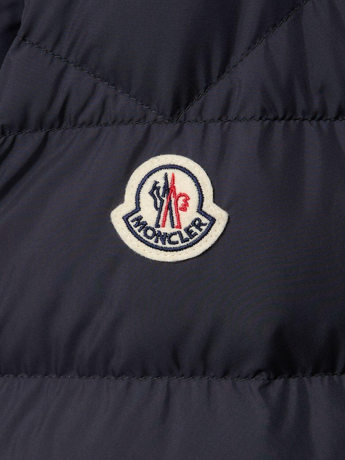 MONCLER Fazzon Tech Down Jacket In Navy Product Image