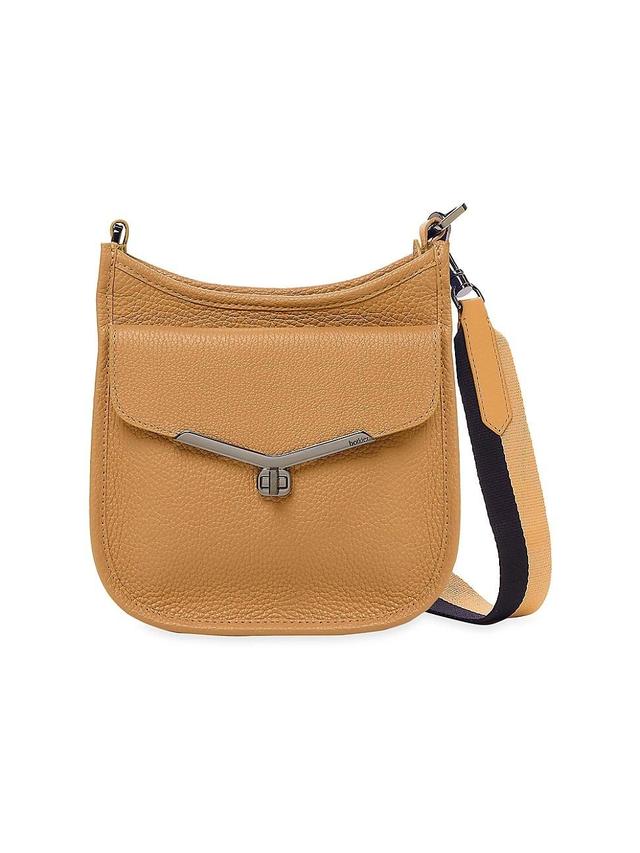 Womens Small Valentina Leather Hobo Bag Product Image