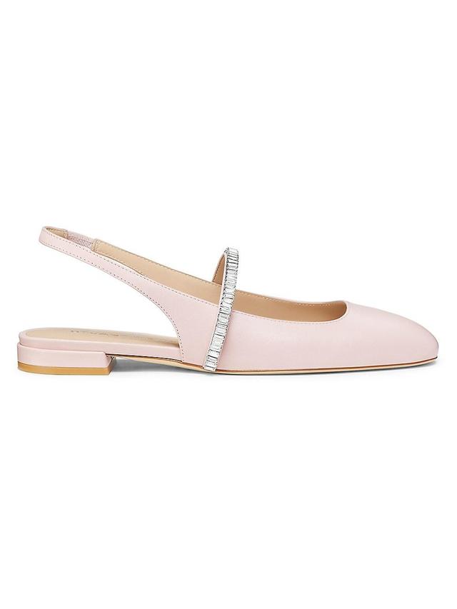 Womens Stefanie Leather Slingback Flats Product Image