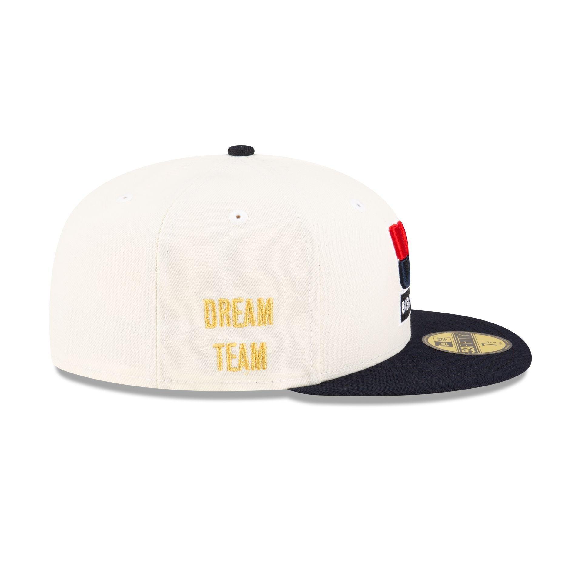 Dream Team Chrome White Alt 59FIFTY Fitted Hat Male Product Image