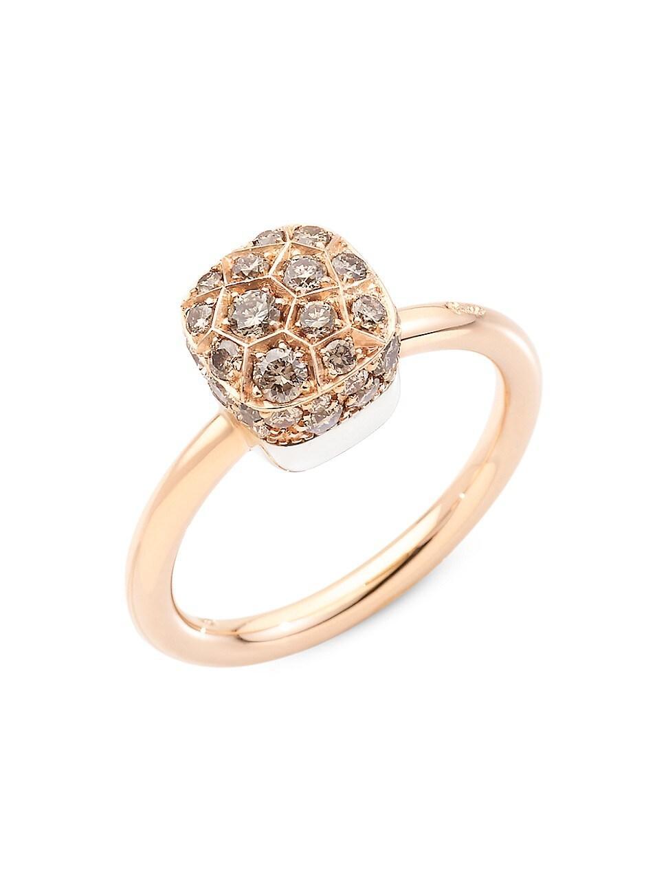 Womens Nudo Petit Two-Tone 18K Gold & 0.9 TCW Diamond Ring Product Image