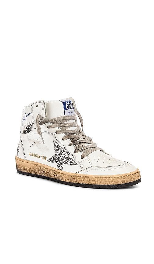 Golden Goose Womens Sky Star High Top Sneakers Product Image