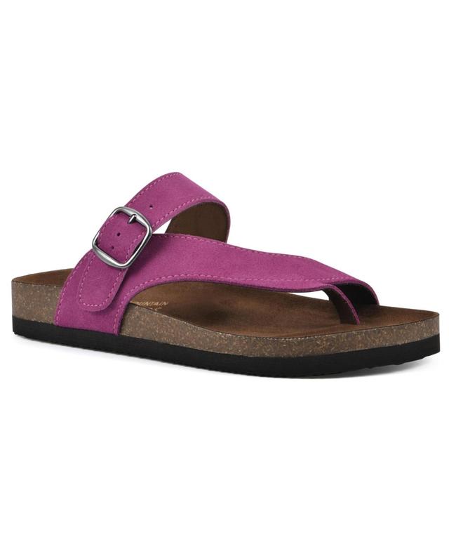 White Mountain Womens Carly Footbed Sandals Product Image