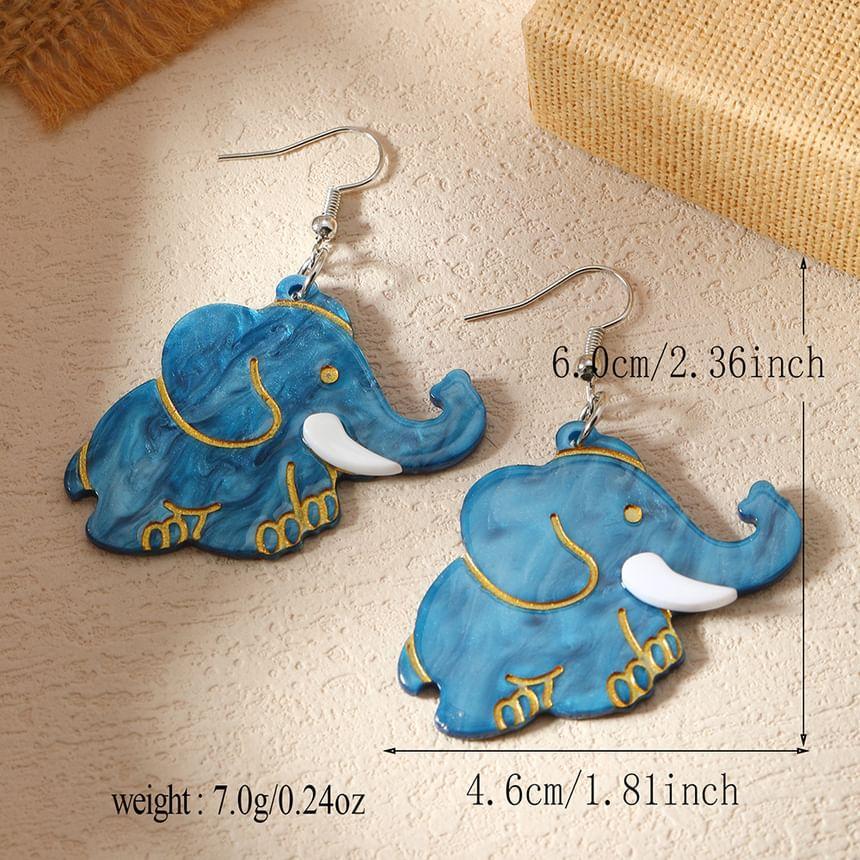 Acrylic Animal Drop Earring Product Image