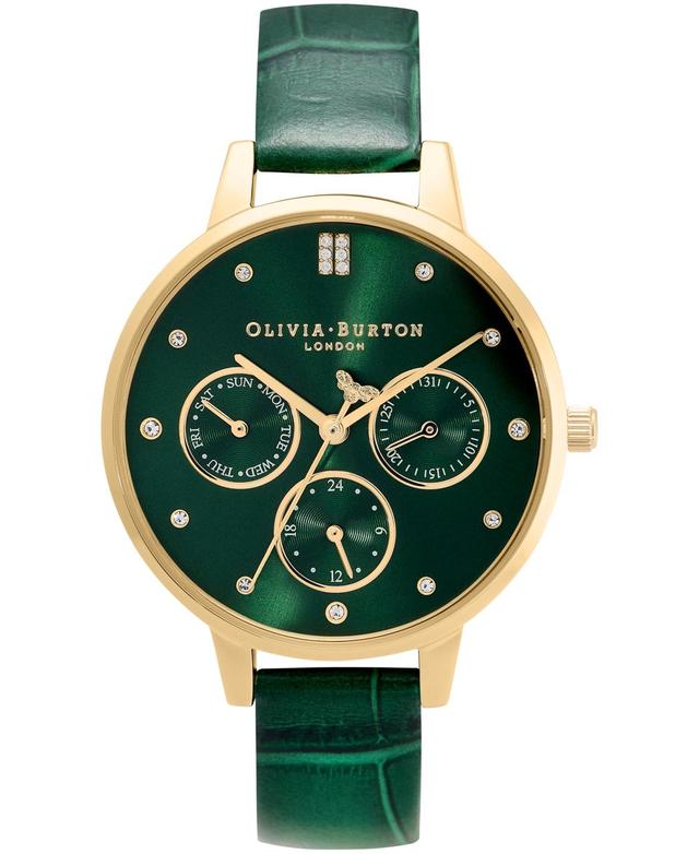 Olivia Burton Multifunction Leather Strap Chronograph Watch, 34mm Product Image