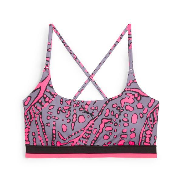 PUMA MOVE HYPERNATURAL Women's Bra in Sunset Glow/Concept Aop Product Image