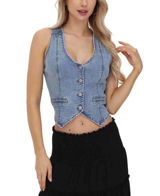 Frye Womens Denim Vest Product Image