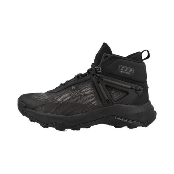 PUMA SEASONS Explore NITROâ¢ Mid GORE-TEX Men's Hiking Shoes in Black/Cool Dark Grey Product Image